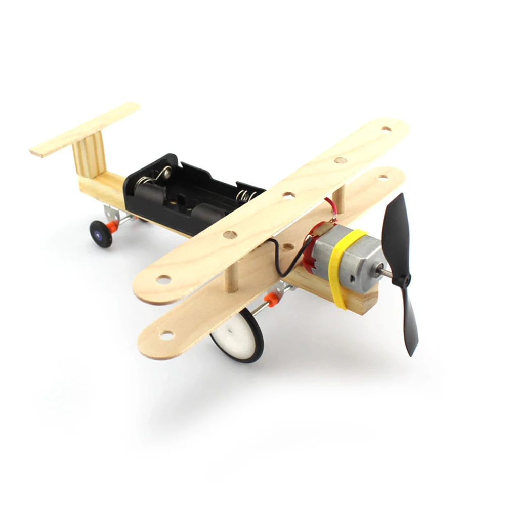 DIY игрушка набор детей дошкольного развивающие игрушки Wind Мощность плоскости скольжения комплект модели дерева физической науки