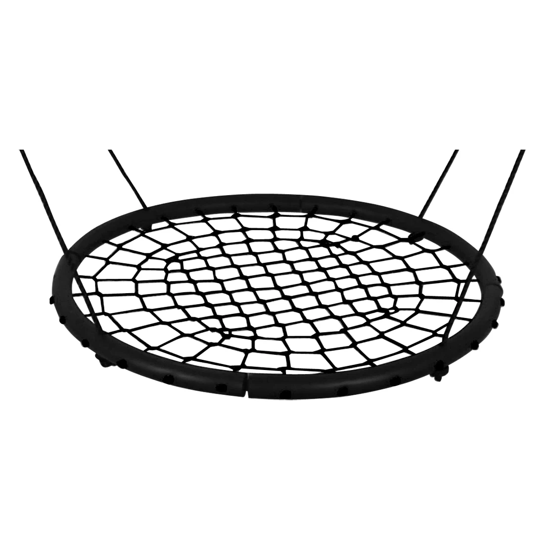 Niños redondo nido columpio interior y exterior percha niños red cuerda stout columpio juguetes de bebé rodamiento 200 kg de diámetro 100 cm - 2
