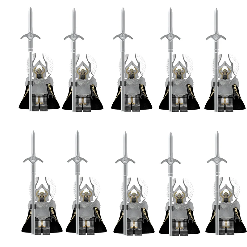 

8 The Lord of the Rings Legoing technic Orc Fili Ironfoot Dain Goblin Dori Uruk-hai Figure Building Brick Gift Toys for Children