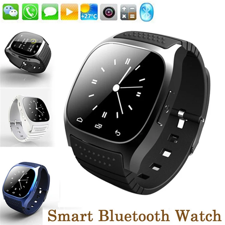 Smart Bluetooth Watch font b Smartwatch b font M26 with LED Display Barometer Alitmeter Music Player