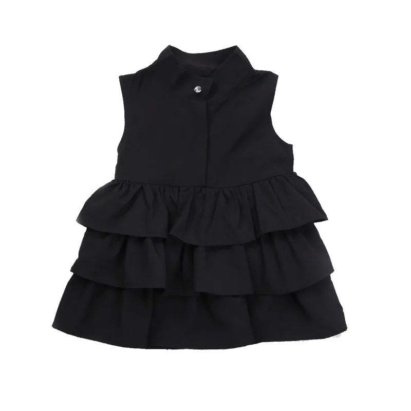 

New Style Newborn Kid Baby Girls Dress Party Pageant Cake Ruffle Sleeveless Tutu Dress Bubble Clothes