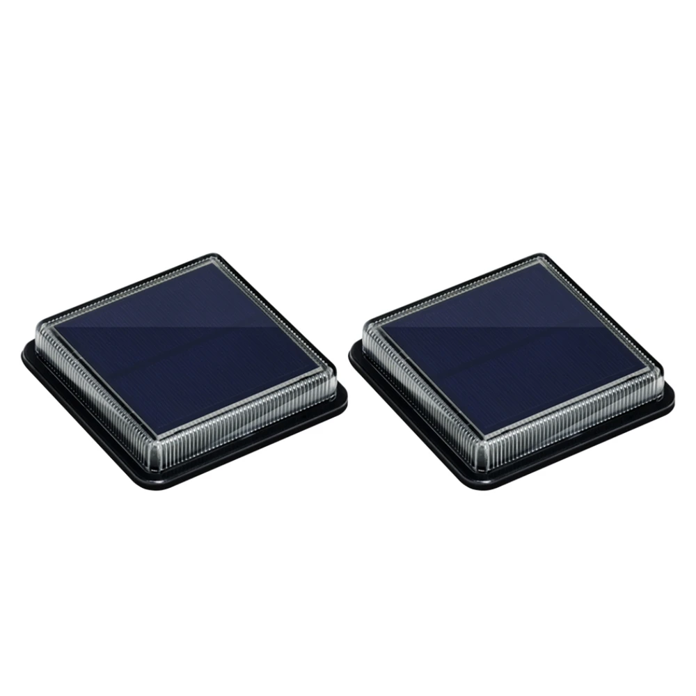 Lâmpada ao ar Livre à Prova Água da Escada Decoração do Jardim Pces Solar Dwaterproof Projector Parede Embutida Iluminação Ip68 Selante Calafeto Deck Luz 8 Led 6 Lâmpadas solares