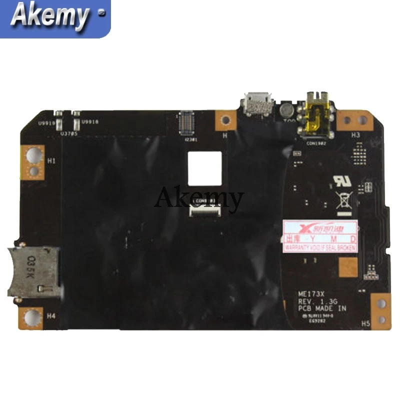 Akemy ME173X материнская плата для планшетного компьютера For Asus ME173 ME17 тестовая