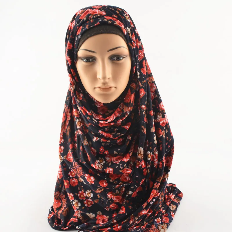 New floral scarf,cotton jersey scarf,Modal flower hijab,jersey Muslim hijab,shawls and scarves