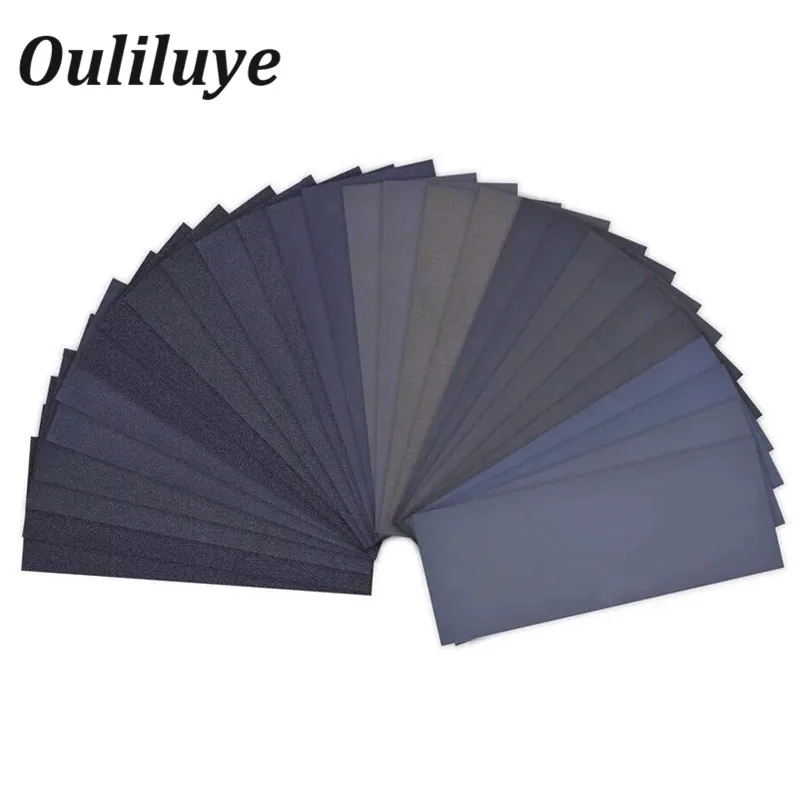 

Wet Dry Sand Paper Wood Abrasive Paper Sheets Polishing Sanding Waterproof Sandpaper Grit 1000 2000 3000 emery abrasive paper