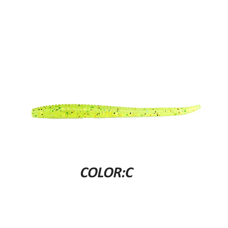 Supercontinent Slow SinkingTrout Worm Soft Baits  80mm Artificial Fishing Lures Sea Worms Earthworm Fishing Soft Lures Wobblers