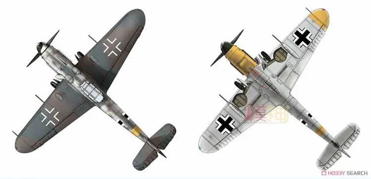 1:48 Китай Bf109 модель летательного аппарата для G 6 Второй мировой войны|Наборы