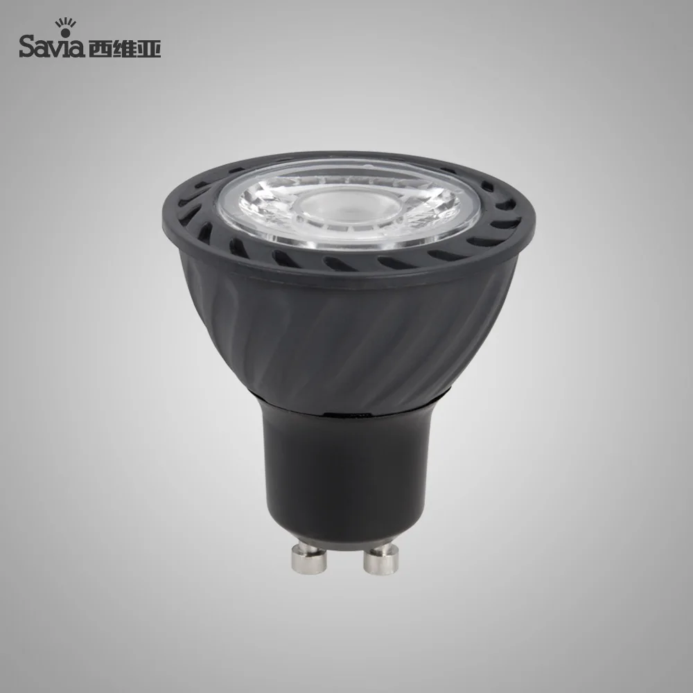 Savia мощный COB светодиодный 5 Вт 7 Вт Gu10 Светодиодный прожектор AC220V Угол луча 15 24 40 60 100 холодный теплый белый светодиодный светильник bombillas