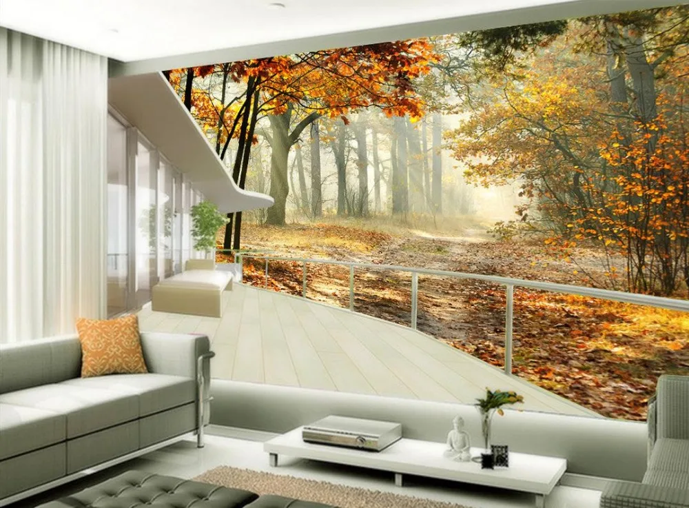 Modern Living Room Murals online get cheap 3d maple tree wall murals -aliexpress Modern Living Room Murals online get cheap 3d maple tree wall murals -aliexpress