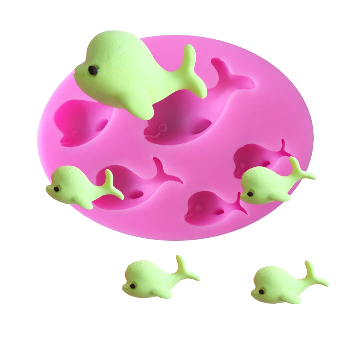 Baking Forms 1PC Silicone Fondant Cake Mold 3D 3D Dolphin Shape Chocolate Soap Mold Cake Stencils Kitchen Pastry Tools Baking Forms 1PC Silicone Fondant Cake Mold 3D 3D Dolphin Shape Chocolate Soap Mold Cake Stencils Kitchen Pastry Tools
