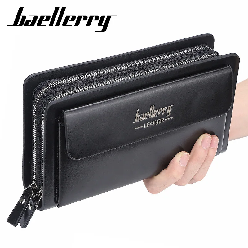 Baellerry мужские кошельки клатчи высокое качество большая емкость бизнес для