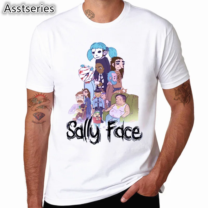 Sally Face T-shirt Men/Women Short Sleeve New Summer t shirts Men Game Sally Face t-shirt Fashion Mens Tops HCP4553 Sally Face T-shirt Men/Women Short Sleeve New Summer t shirts Men Game Sally Face t-shirt Fashion Mens Tops HCP4553