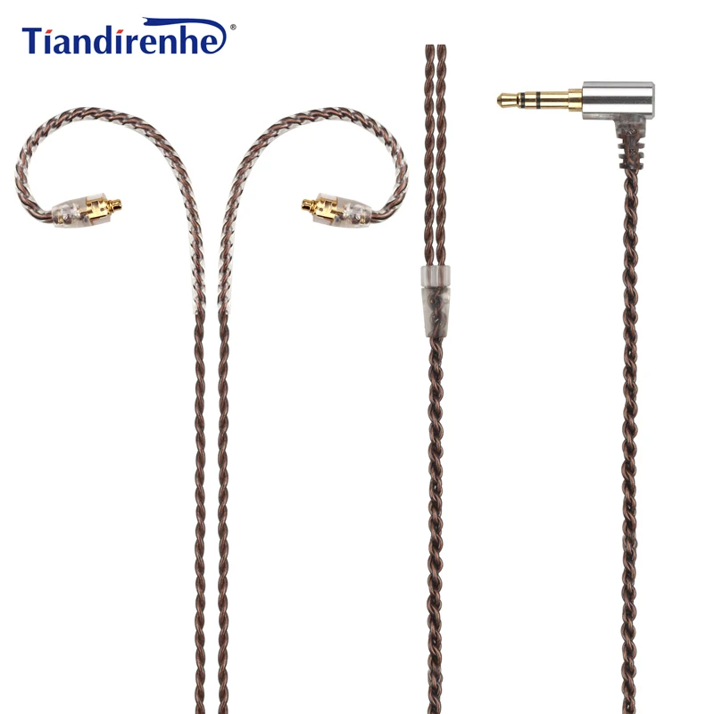Обновленный DIY MMCX кабель для Shure SE215 SE425 SE535 SE846 наушники AUX 3 5 мм провод iPhone Android