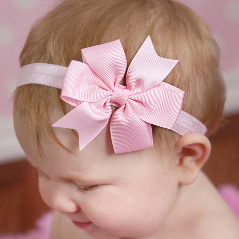 Flor para Bebés Niñas Diadema Pelo Banda Accesorios headbamd Elástico UK CGG