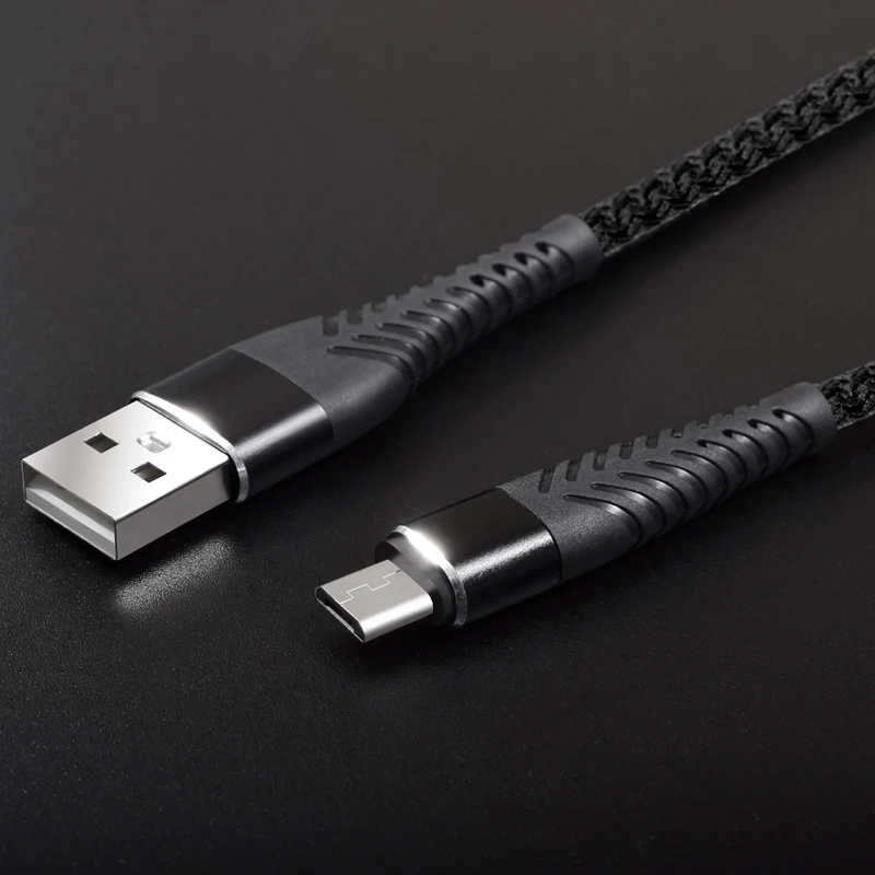 NOHON Micro USB кабель высокопрочный кабель для быстрой зарядки 1 м 2 м 3 м для samsung Xiaomi huawei LG Android мобильный телефон синхронизация данных провод