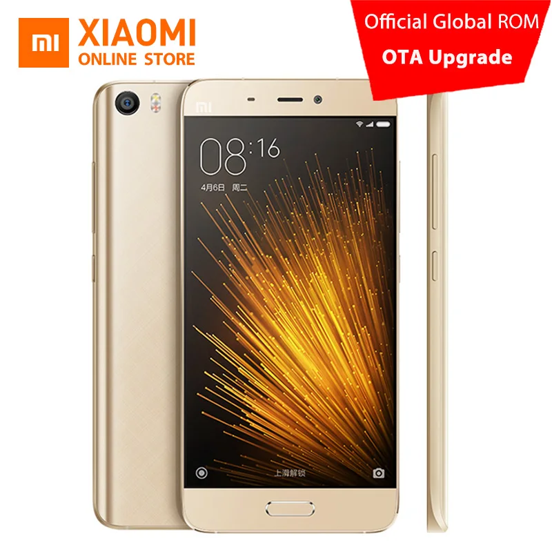 Официальный Xiaomi Mi5 5 15 &quotSnapdragon 820 4 ядра г FDD LTE мобильного телефона 3 ГБ 32 16MP