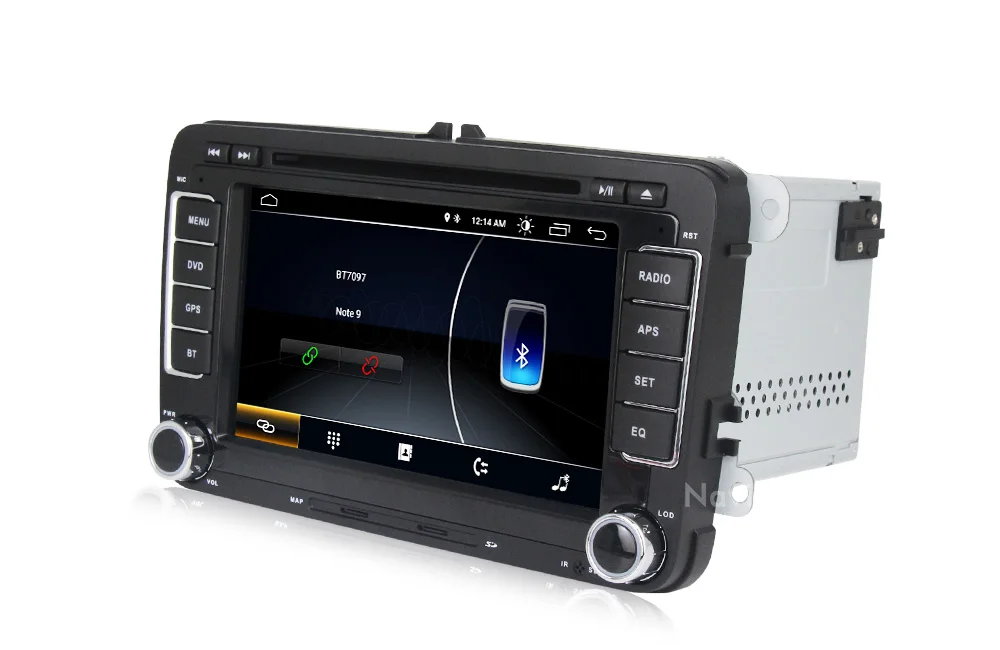 Best Spain Warehouse! Android 8.1 Car dvd player GPS Navigation for VW Skoda POLO GOLF 5 6 PASSAT B7 JETTA TIGUAN TOURAN Caddy RDS 21