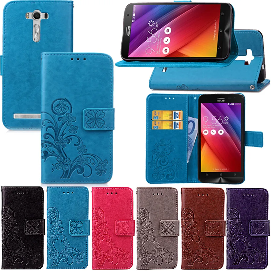 Чехол для asus ZenFone 2 Laser ZE500KL ZE550KL откидной Магнитный бумажник кожаный чехол Asus