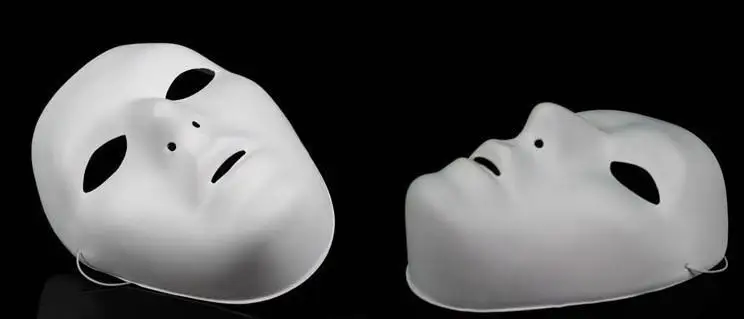 Тип jabbawockeez маска Танцевальная ПВХ чисто белая маска маски для вечеринки-маскарада Хэллоуин хип-хоп мужские маски 600 шт