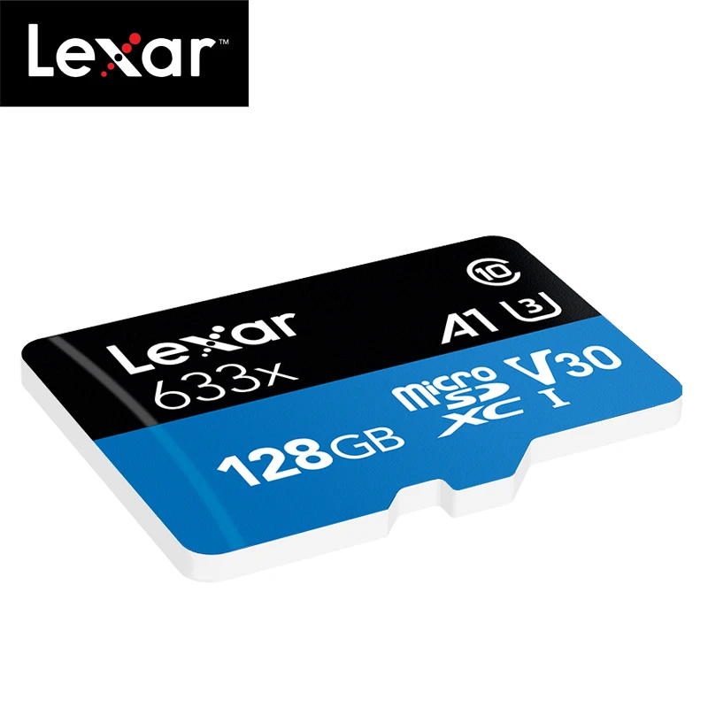 Lexar 128GB карта Micro SD 256 Гб карта памяти 512 ГБ до максимума 95 м/с объемом памяти 32 Гб или 64 ГБ, Class10 633x cartao de memoria TF флеш-карта