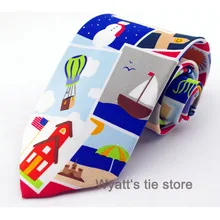 Мужская Мода Печать Снеговик новогодний галстук мужские s дизайнерские Галстуки для продажи специальный фестиваль галстук