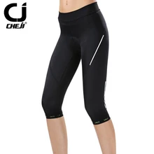 CHEJI черный хороший дышащий Велоспорт Капри брюки велосипед уличные спортивные шорты