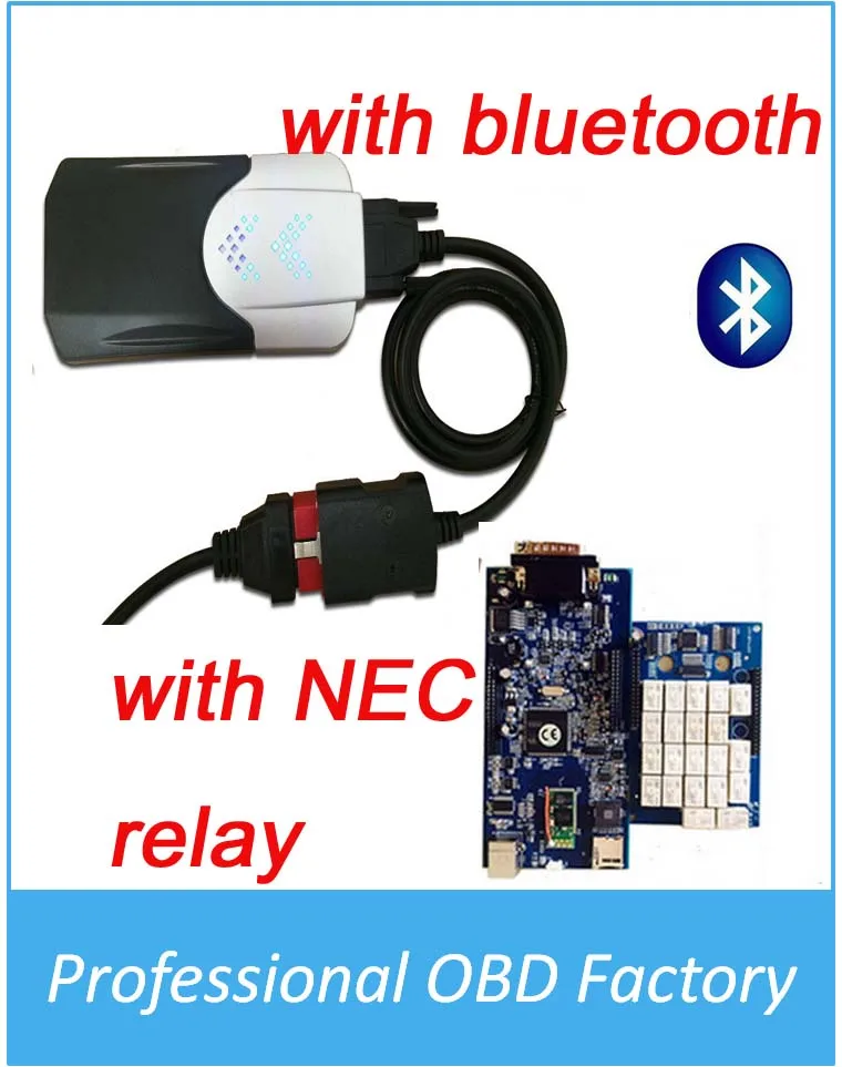 

New relay NEC TCS CDP OBD2 Scanner with newest 201501 version and bluetooth fuction tcs cdp pro best relay