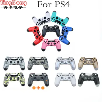 

TingDong Customs 11 Color Optional for PS4 JDM-011 Controller Case Cover Housing Shell Replacement for Playstation 4 Controller