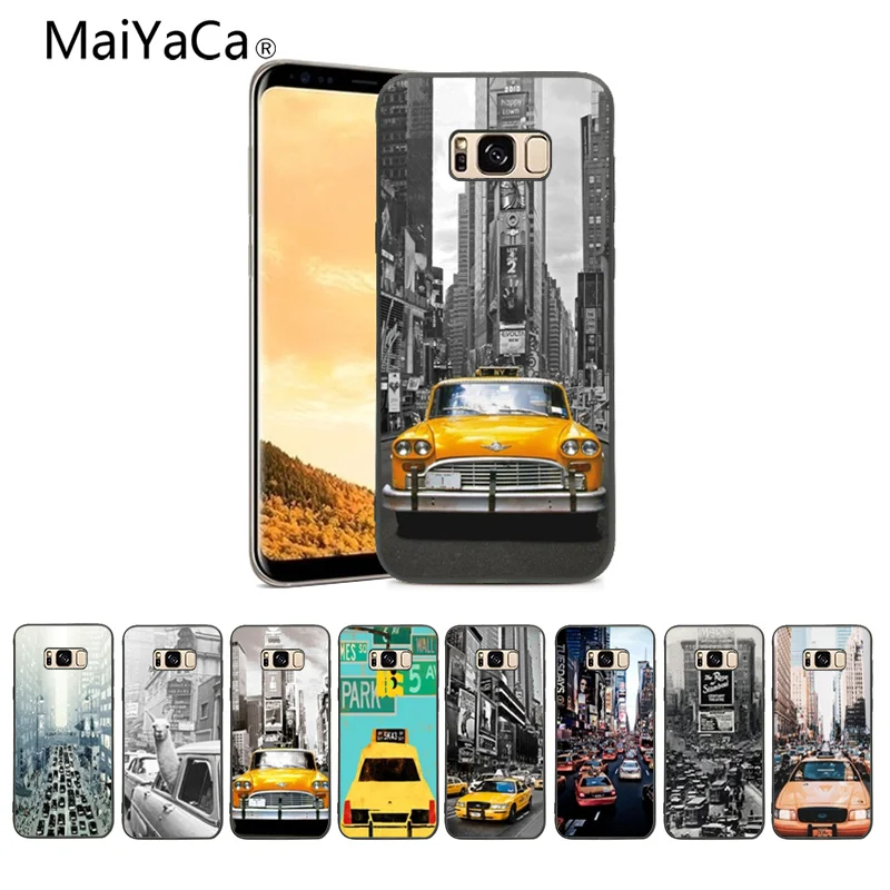 MaiYaCa York City Times Square Taxi Coque Shell Phone Case