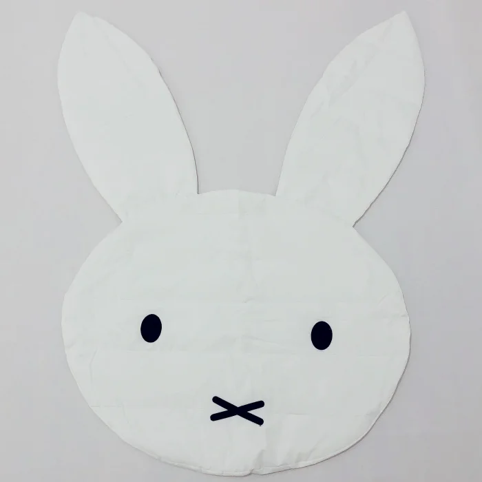 95 см детская игра коврики круглый коврик, мат хлопок Лебедь Ползания одеяло пол ковер для детской комнаты украшения INS подарки для малышей - Цвет: Bunny 106cm