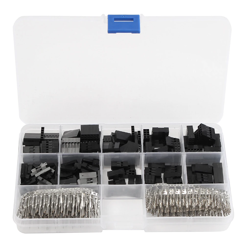 

For Arduino Wire Jumper Pin Header Connectors 2.54mm Housing Female Kit 610Pcs