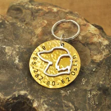 Одежда для собак бирка, опознавательная бирка, значок для собаки, медная бирка для домашних животных