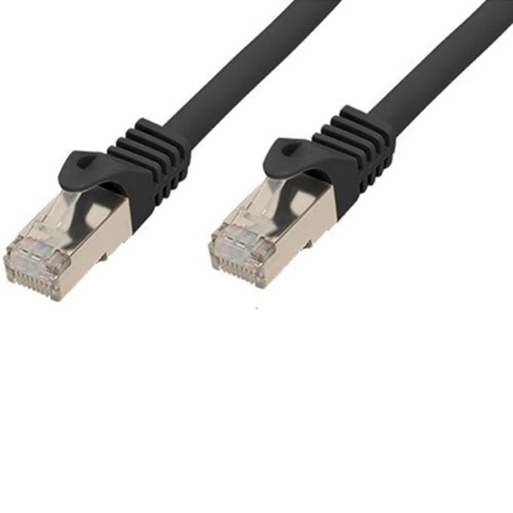 1x Ethernet CAT 7 LAN сетевой кабель Патч провод RJ45 S/FTP PIMF 0 25 м черный| |