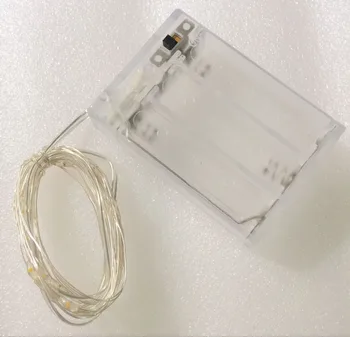 

2M 20leds 4.5V Sliver/Copper Wire Waterproof LED String light Holiday Light Christmas Lights,500sets/lot