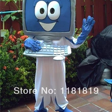 Талисман компьютер характер талисмана обычай Необычные костюмы аниме косплей комплекты Mascotte Необычные платье карнавальный костюм