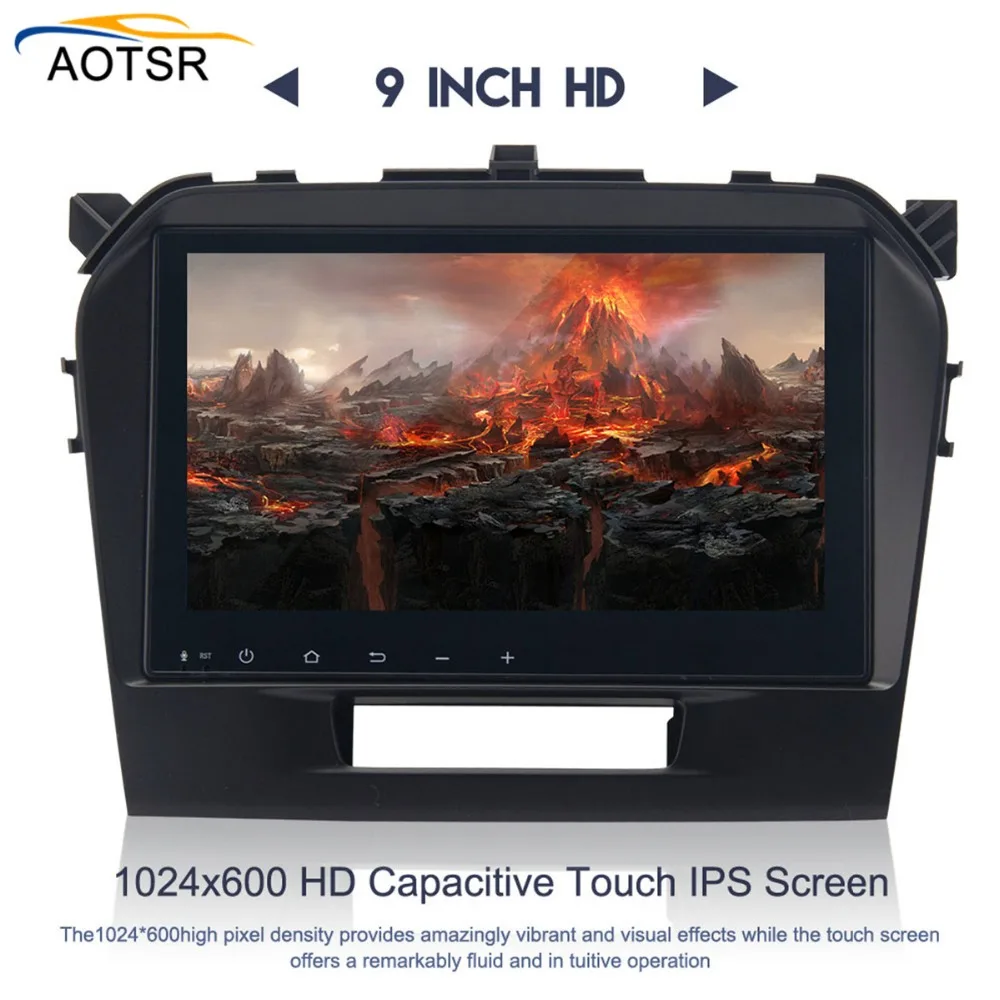 Flash Deal 9"Android 8.0 Car GPS head unit for Suzuki Vitara 2016 2017 with Auto Stereo 4*50W MP4 Radio gps navigation Support WiFi 4G BT 3