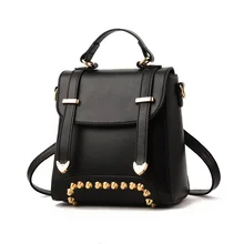 Leather Backpack Purse Women 2019 Red Black Mini Rivet Belt Rucksack for Girls Travel School Bag convertible Shoulder Tote Pack Leather Backpack Purse Women 2019 Red Black Mini Rivet Belt Rucksack for Girls Travel School Bag convertible Shoulder Tote Pack