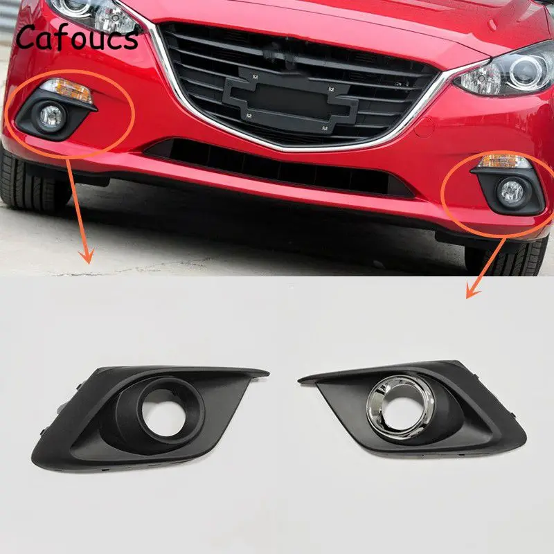 Cafoucs для Mazda 3 Axela 2014 2015 2016 передний бампер фары крышка противотуманная фара капот
