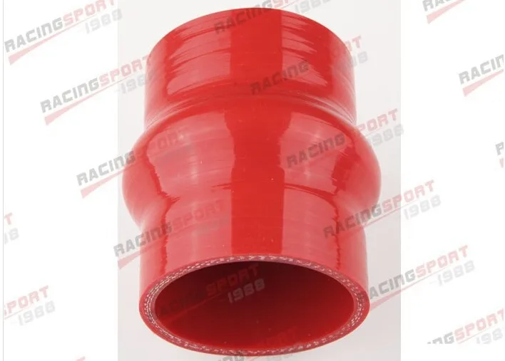 

25mm 1" Hump Straight Silicone Hose Intercooler Coupler Tube Pipe SIL-H1red