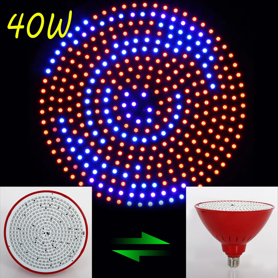 Levou Crescer Luzes 15 w 40 w 50 Led Qty : 126leds/352leds/500leds/800leds