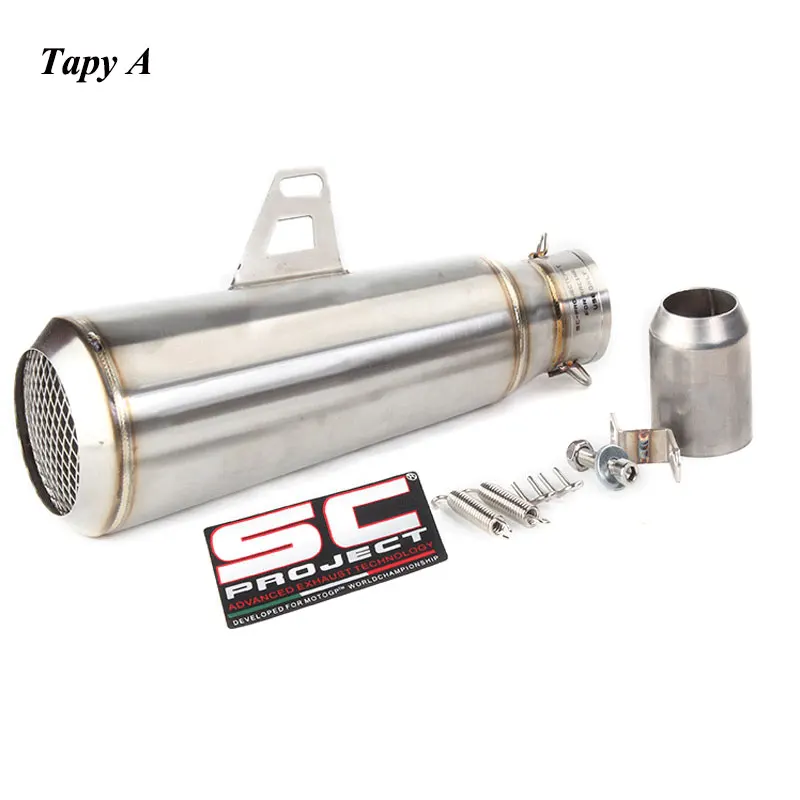 Выхлопная труба для мотоцикла Echappement Universale Moto Silencieux SC GP Racing выхлопная 51 мм