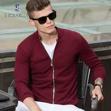 2018 Autumn And New Product Men's Cardigan Sweater Thickening Weave Self-cultivation Stand Lead Loose Coat Brand Tide