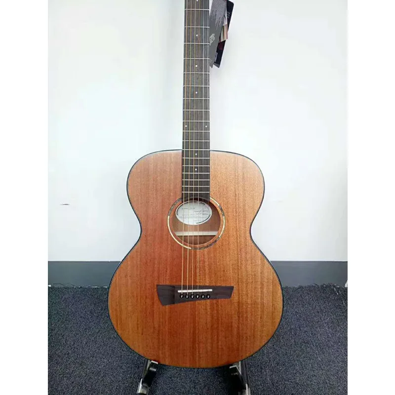 40-49 Гитара s 40 дюймов Акустическая гитара из красного дерева okoume Шея Гитара ra с тюнером струны