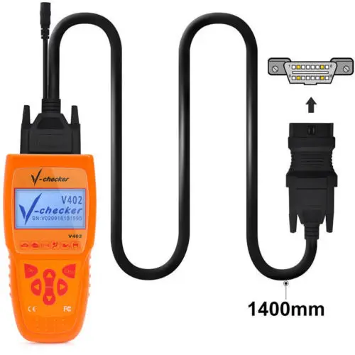 V-CHECKER VCHECKER V402 Oil Reset OBD2 диагностический инструмент автоматический считыватель кодов инструмент для обслуживания масла