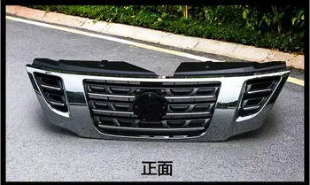 

ABS Chrome CAR Front bumper Mesh Grille Grills Cover Trims For Nissan Patrol Y62 2011 2012 2013 2014 2015 2016 2017