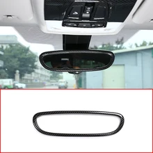 Carbonio ABS Chrome Interni Specchio Retrovisore Telaio di Copertura Trim Auto accessori Per BMW X1 F48 2016-2018 Serie 1 F20 2011-2015 1 pz