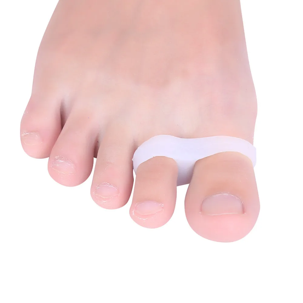 

Little/Pinky Toe Finger Gel Straightener Separators Bunion Valgus Protector Adjuster Corrector Silicone Feet Care