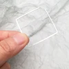Золотые серьги-каффы ручной работы, квадратные серьги золотого цвета/серебро 925 пробы, минималистичные серьги для женщин ► Фото 3/5