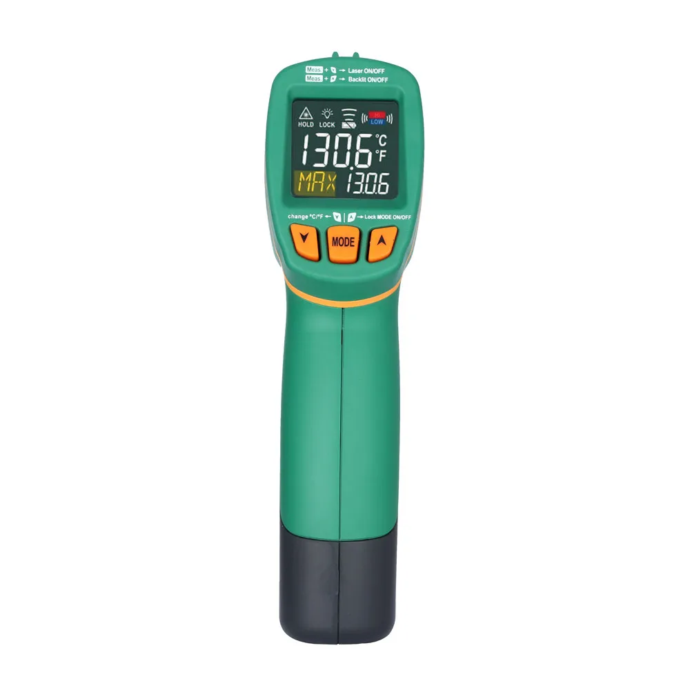 

1pcs MASTECH MS6531C Handheld Digital LCD IR Thermometer Laser Temperature Tester Pyrometer thermometer Pyrometer Range -40~800