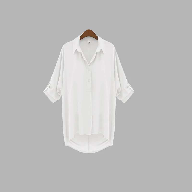 Блузка женская шифоновая в стиле оверсайз большого размера 5XL|shirt chiffon|oversized